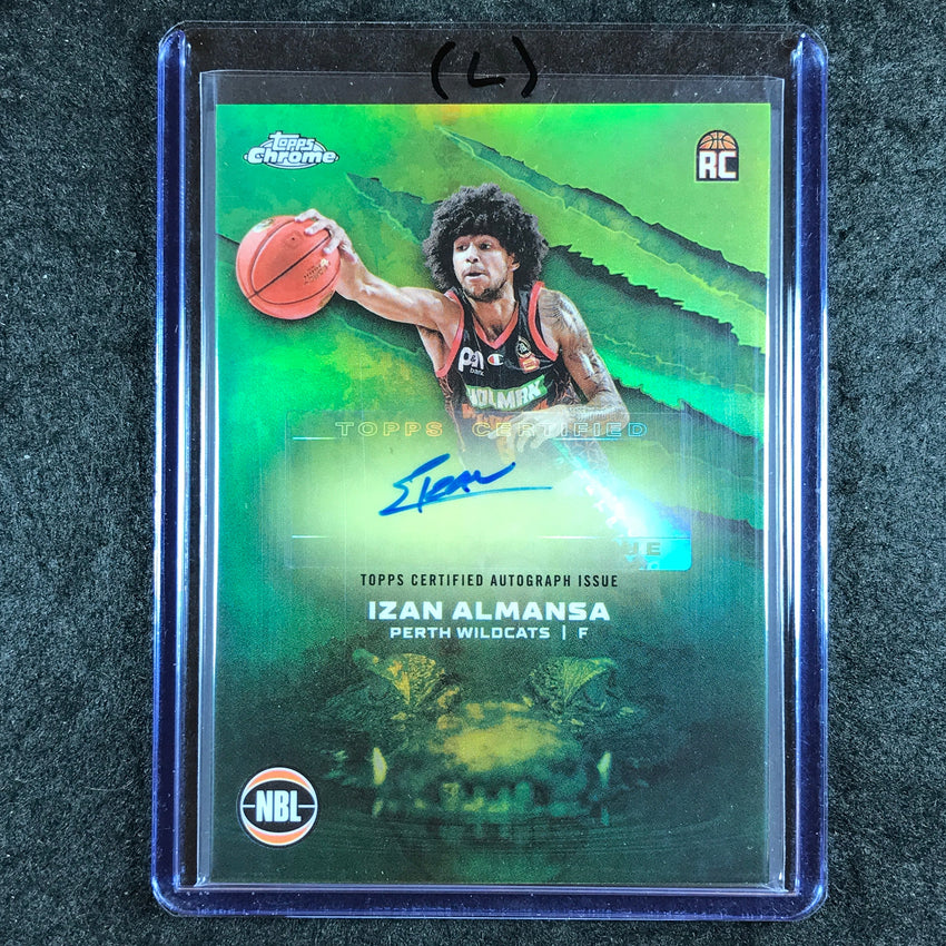 2024-25 Topps Chrome NBL IZAN ALMANSA NBL Rookie Auto Refractor #IZ (L)