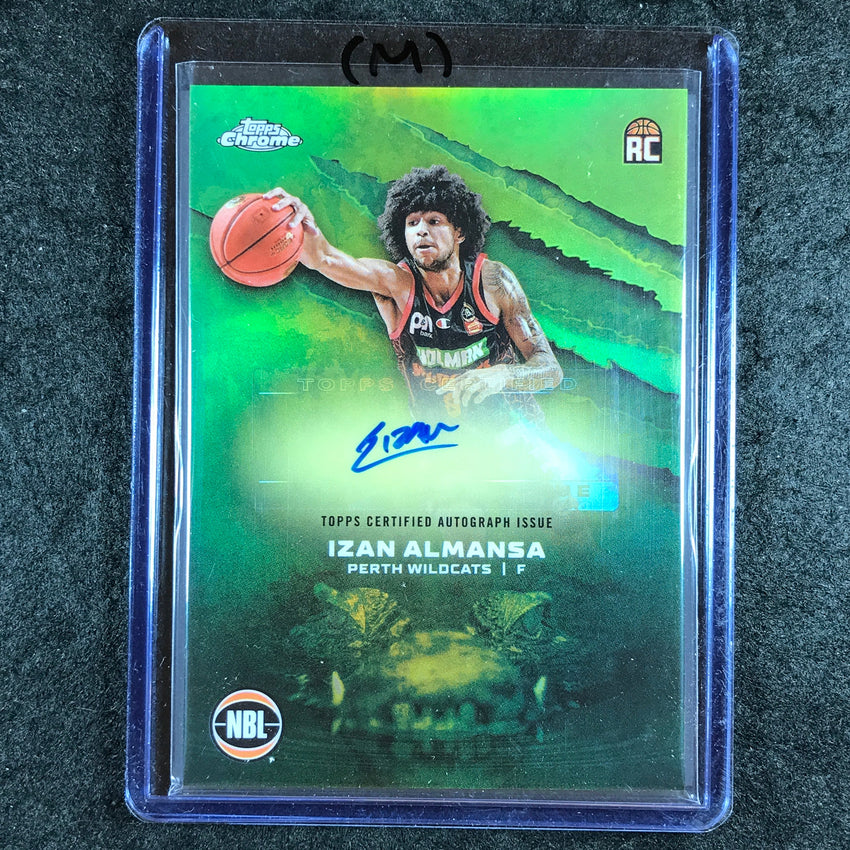 2024-25 Topps Chrome NBL IZAN ALMANSA NBL Rookie Auto Refractor #IZ (M)