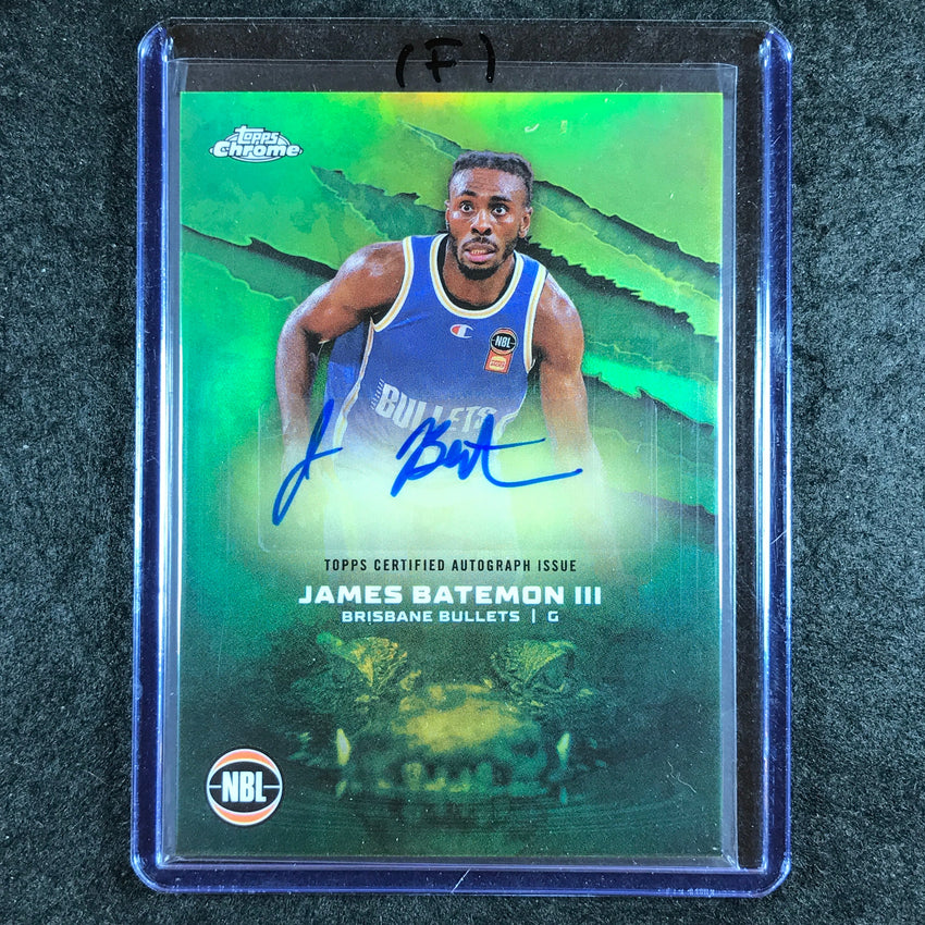 2024-25 Topps Chrome NBL JAMES BATEMON III NBL Auto Refractor #JB (F)