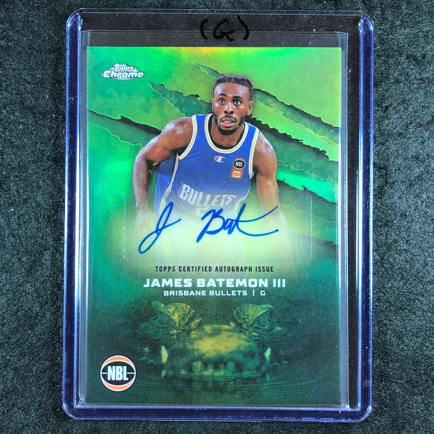 2024-25 Topps Chrome NBL JAMES BATEMON III NBL Auto Refractor #JB (G)