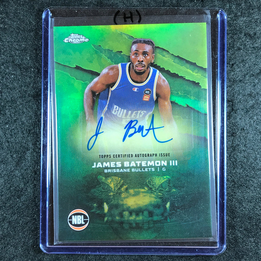 2024-25 Topps Chrome NBL JAMES BATEMON III NBL Auto Refractor #JB (H)