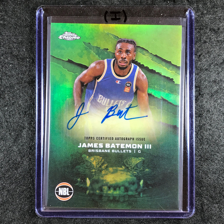 2024-25 Topps Chrome NBL JAMES BATEMON III NBL Auto Refractor #JB (I)
