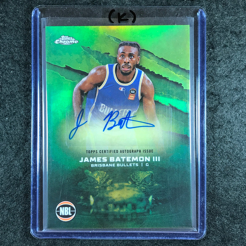 2024-25 Topps Chrome NBL JAMES BATEMON III NBL Auto Refractor #JB (K)
