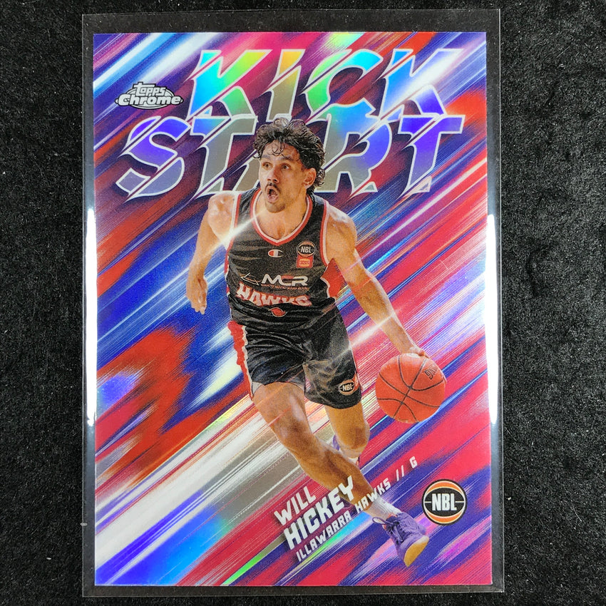 2024-25 Topps Chrome NBL WILL HICKEY Kick Start Refractor #24