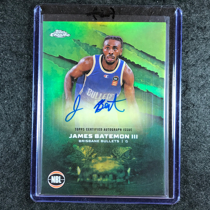 2024-25 Topps Chrome NBL JAMES BATEMON III NBL Auto Refractor #JB (L)