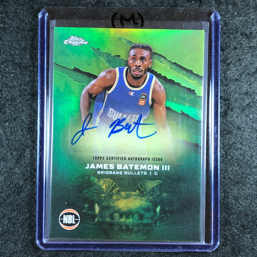 2024-25 Topps Chrome NBL JAMES BATEMON III NBL Auto Refractor #JB (M)