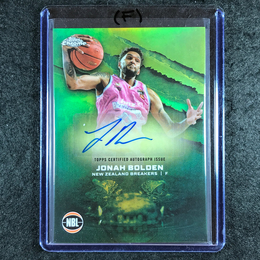 2024-25 Topps Chrome NBL JONAH BOLDEN NBL Auto Refractor #JBO (F)