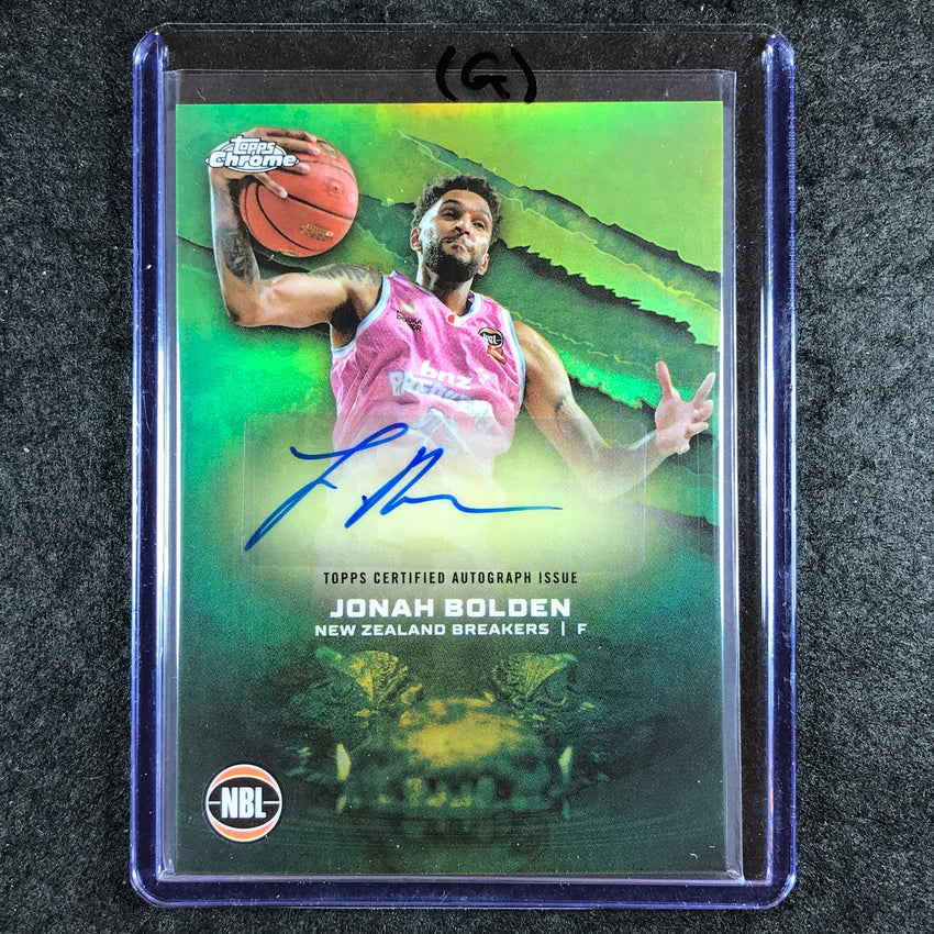 2024-25 Topps Chrome NBL JONAH BOLDEN NBL Auto Refractor #JBO (G)
