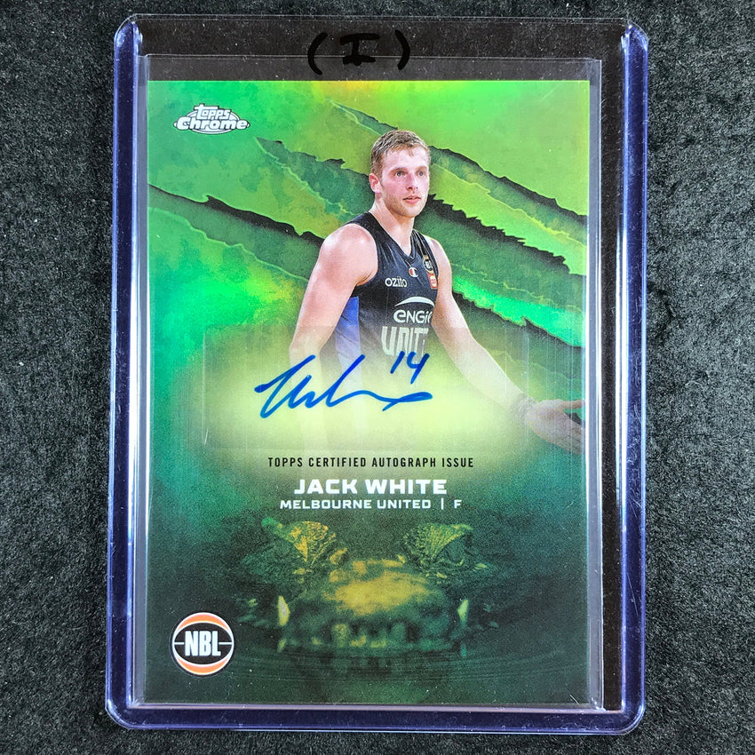 2024-25 Topps Chrome NBL JACK WHITE NBL Auto Refractor #JW (I)