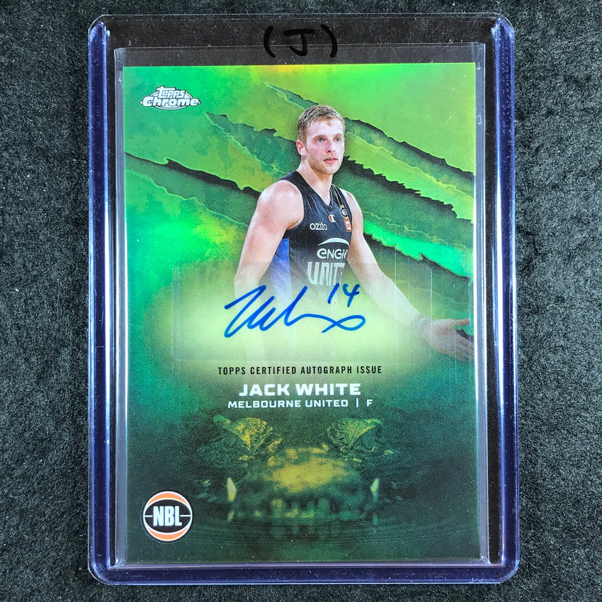 2024-25 Topps Chrome NBL JACK WHITE NBL Auto Refractor #JW (J)
