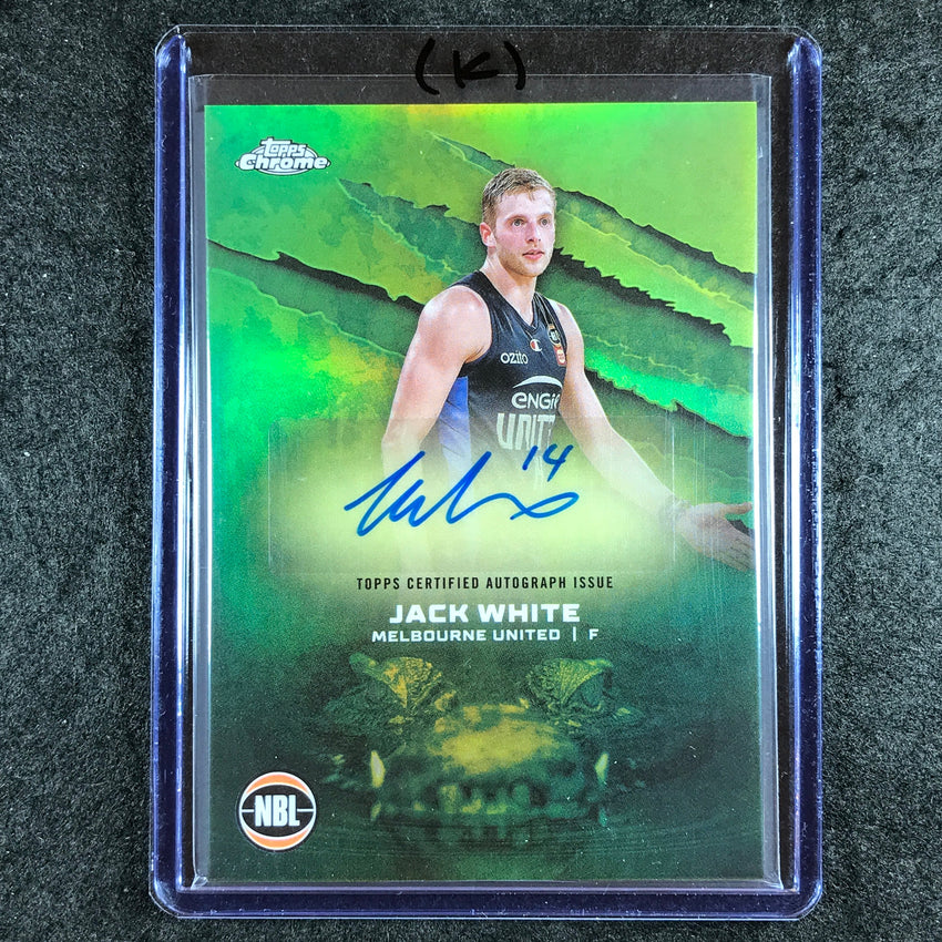 2024-25 Topps Chrome NBL JACK WHITE NBL Auto Refractor #JW (K)
