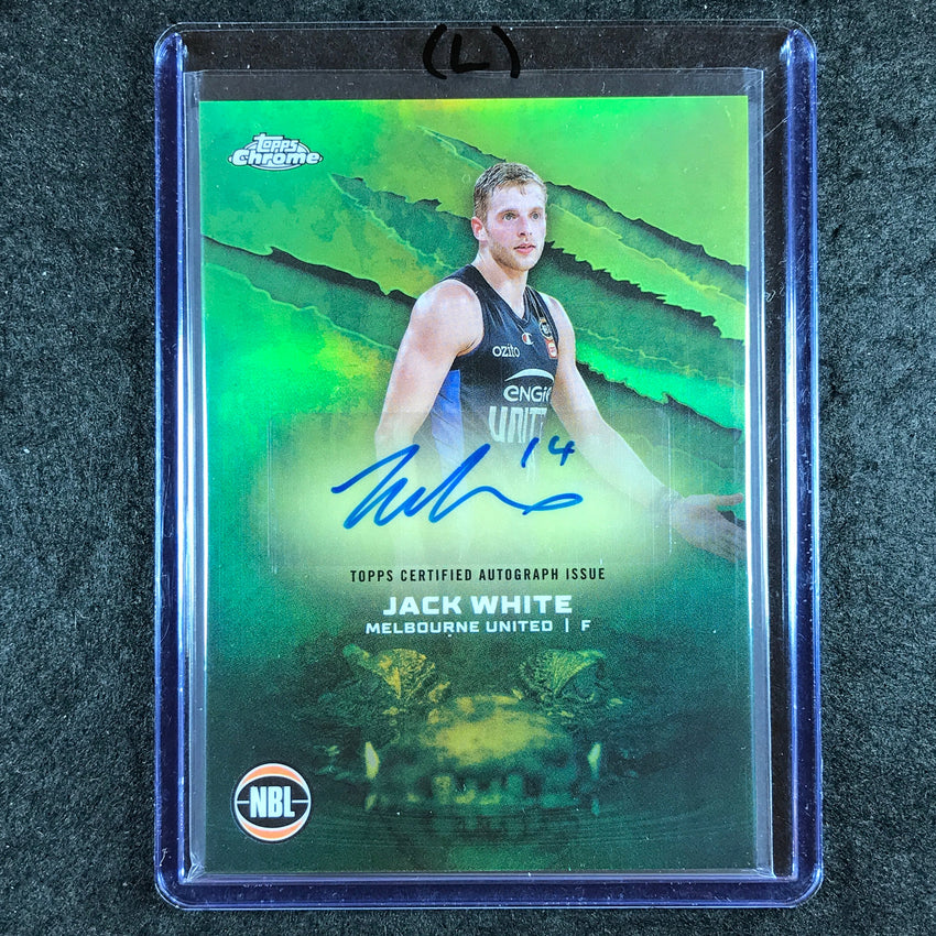 2024-25 Topps Chrome NBL JACK WHITE NBL Auto Refractor #JW (L)