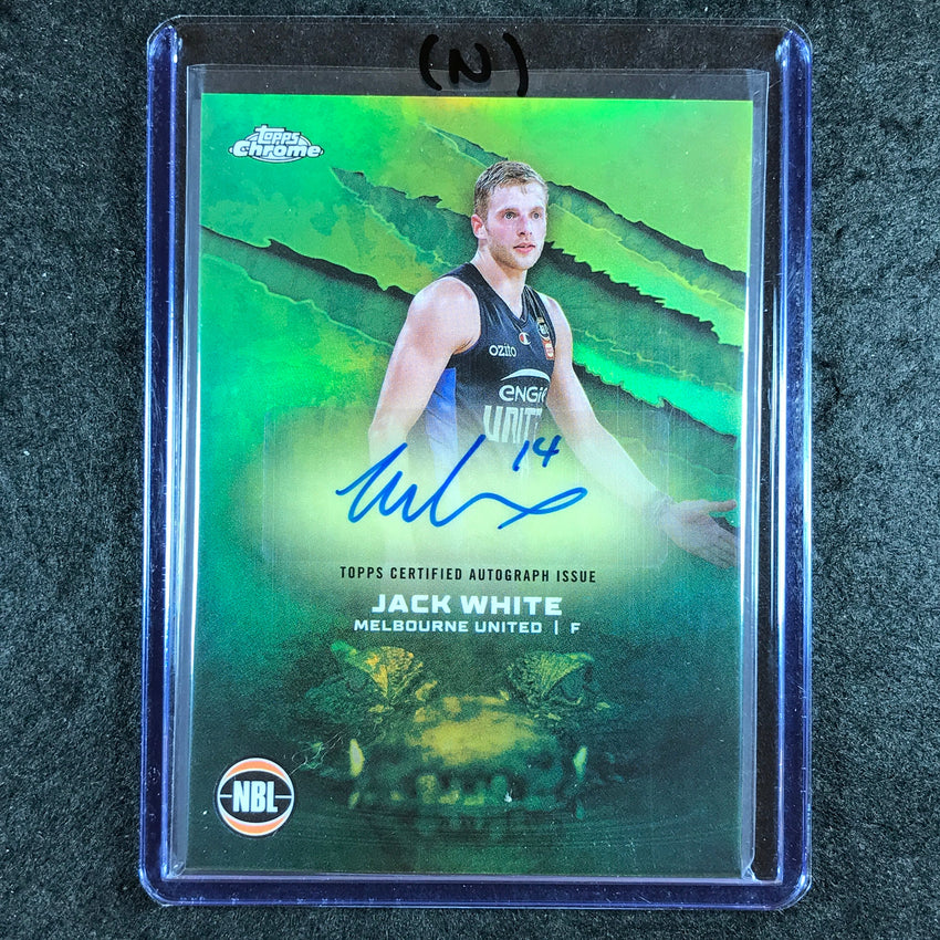 2024-25 Topps Chrome NBL JACK WHITE NBL Auto Refractor #JW (N)
