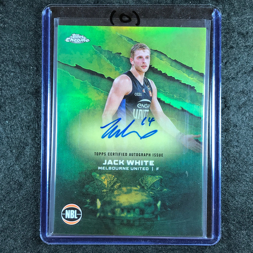 2024-25 Topps Chrome NBL JACK WHITE NBL Auto Refractor #JW (O)