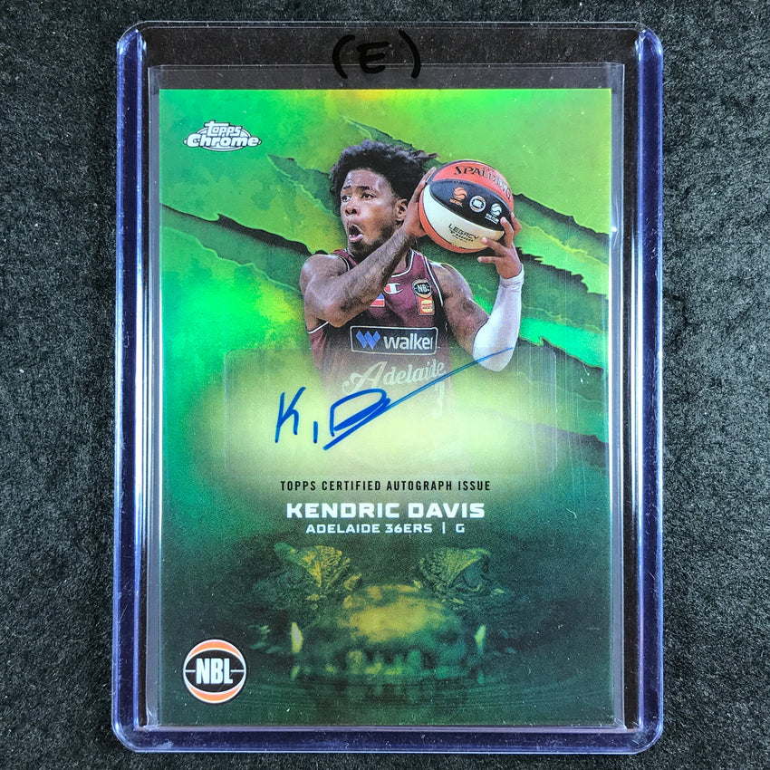 2024-25 Topps Chrome NBL KENDRIC DAVIS NBL Auto Refractor #KD (E)