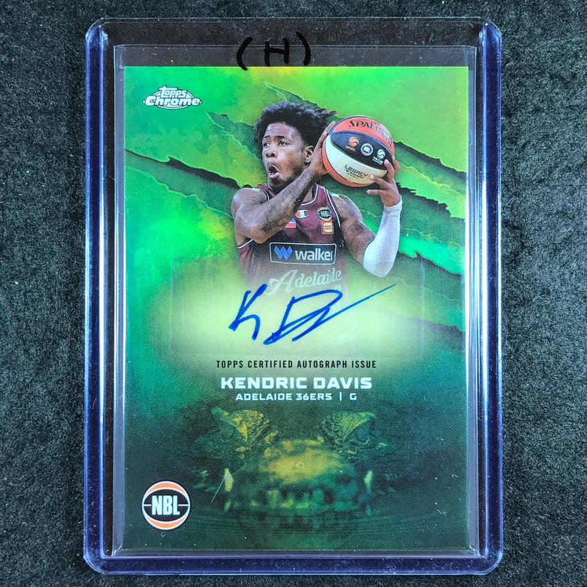 2024-25 Topps Chrome NBL KENDRIC DAVIS NBL Auto Refractor #KD (H)