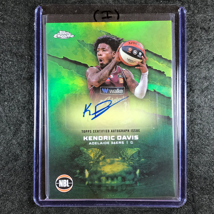 2024-25 Topps Chrome NBL KENDRIC DAVIS NBL Auto Refractor #KD (I)