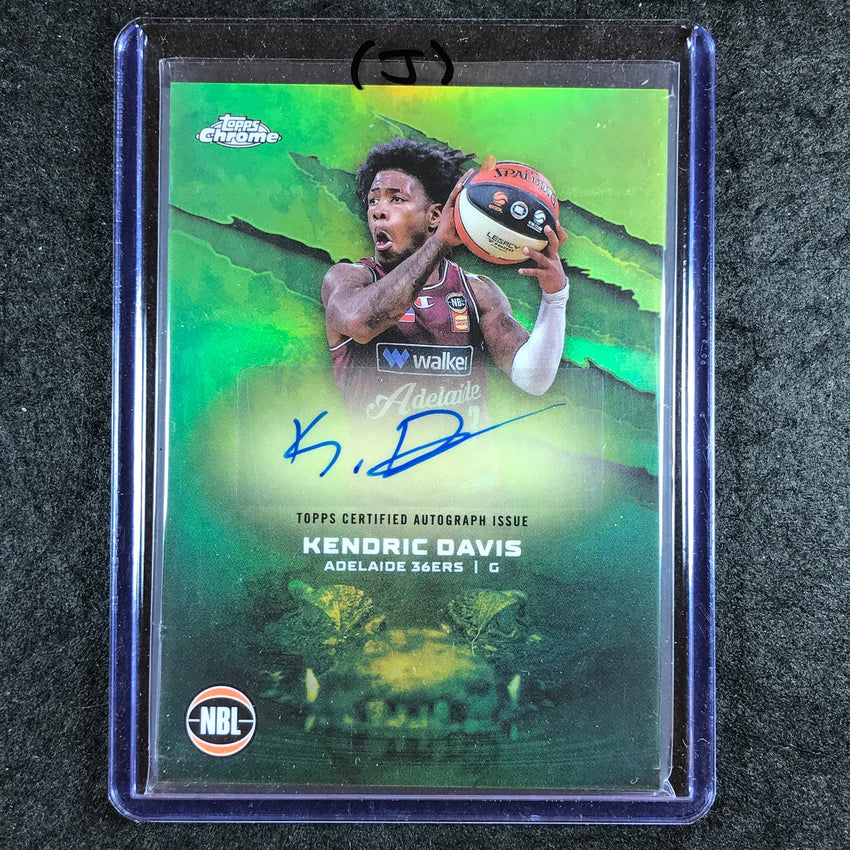 2024-25 Topps Chrome NBL KENDRIC DAVIS NBL Auto Refractor #KD (J)
