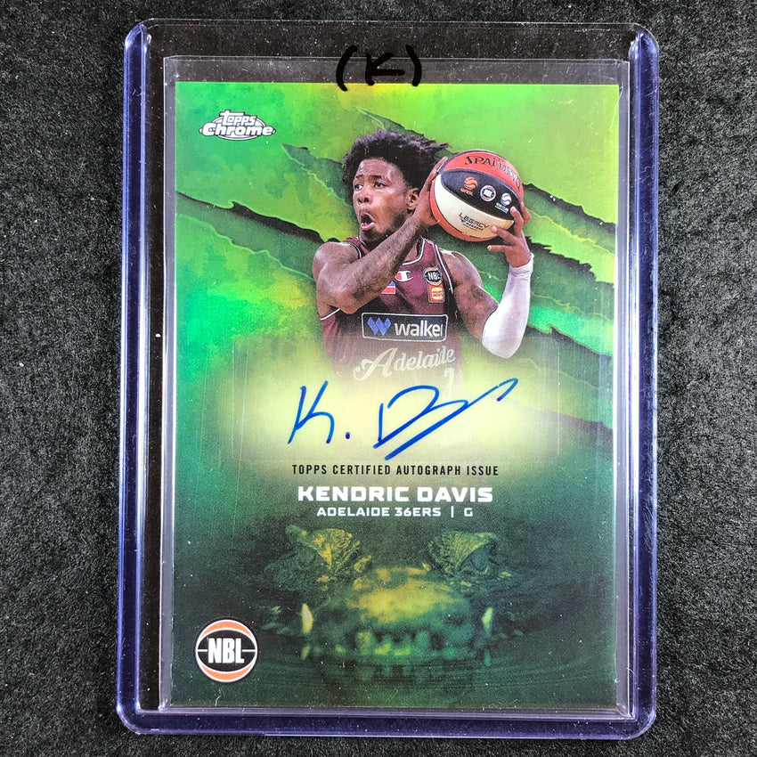 2024-25 Topps Chrome NBL KENDRIC DAVIS NBL Auto Refractor #KD (K)