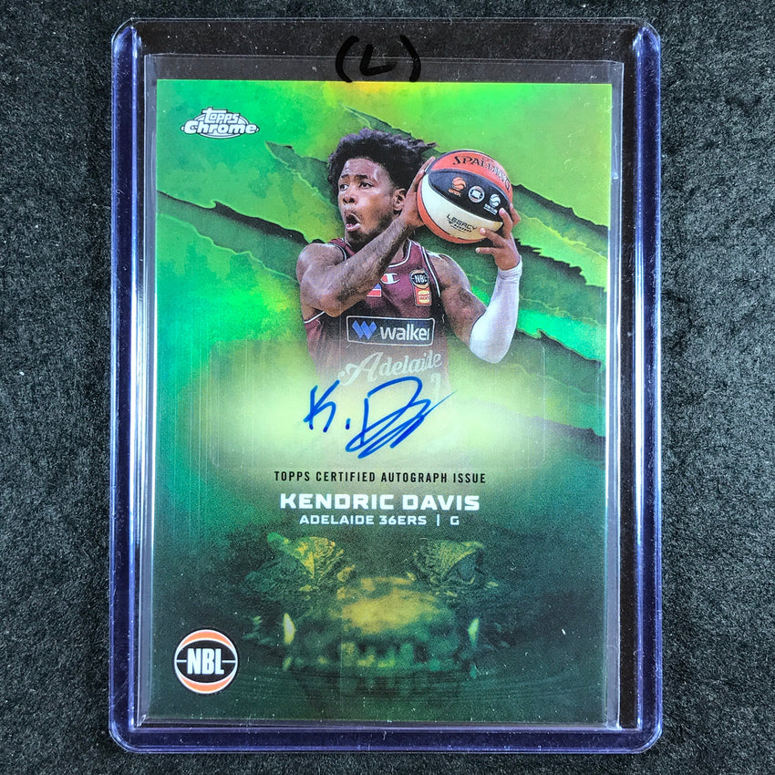 2024-25 Topps Chrome NBL KENDRIC DAVIS NBL Auto Refractor #KD (L)