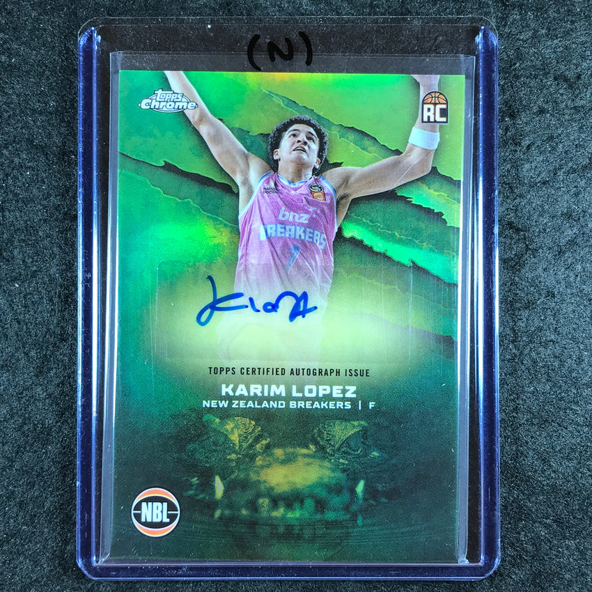 2024-25 Topps Chrome NBL KARIM LOPEZ NBL Rookie Auto Refractor #KL (N)
