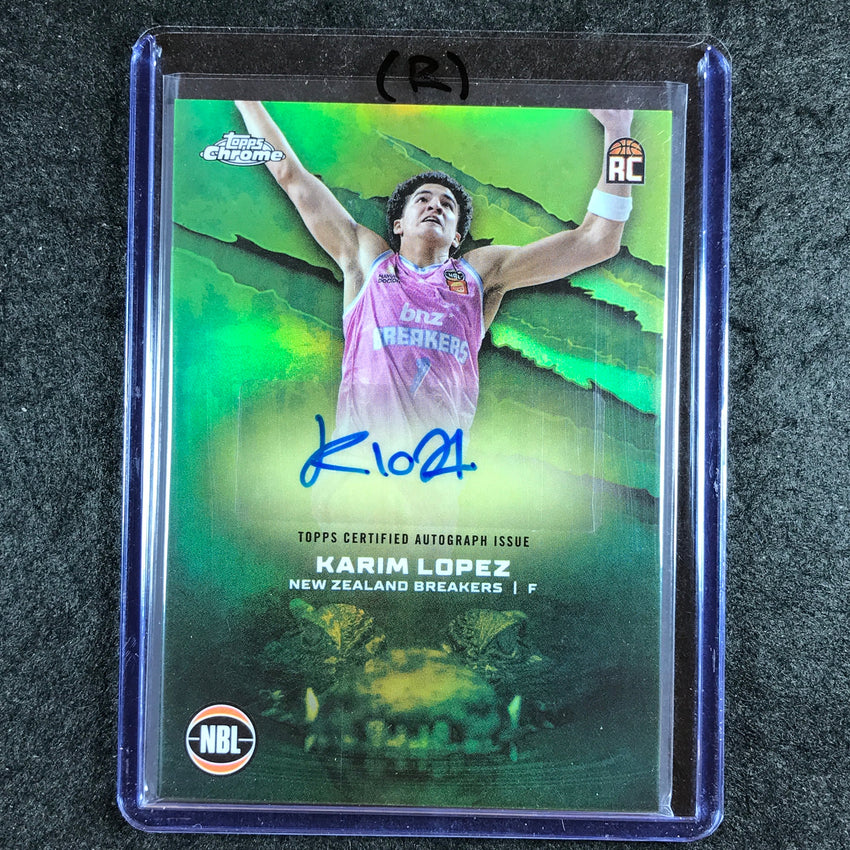 2024-25 Topps Chrome NBL KARIM LOPEZ NBL Rookie Auto Refractor #KL (R)