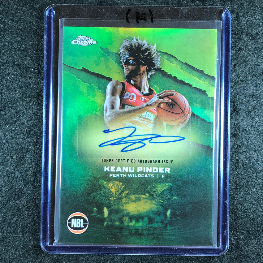 2024-25 Topps Chrome NBL KEANU PINDER NBL Auto Refractor #KP (K)