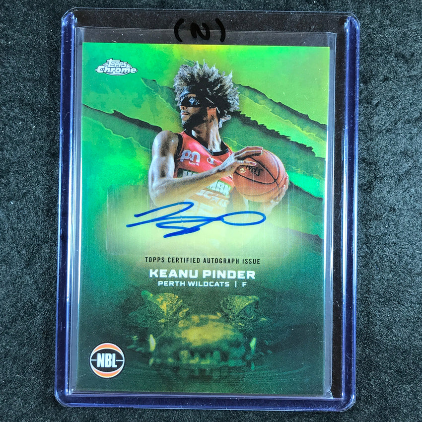 2024-25 Topps Chrome NBL KEANU PINDER NBL Auto Refractor #KP (N)
