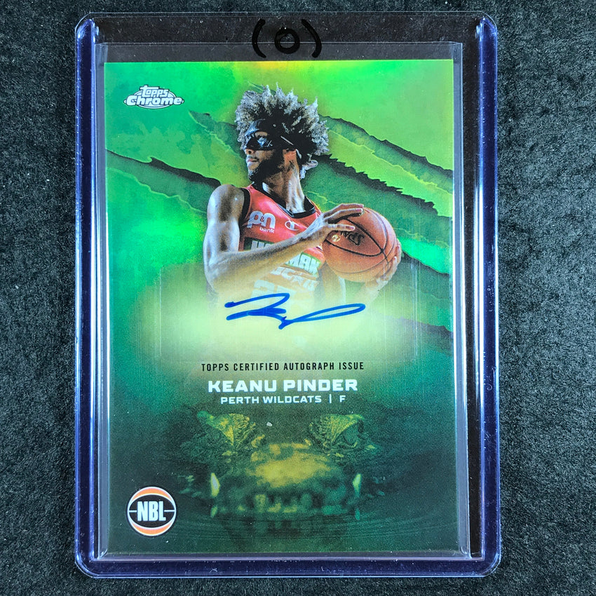 2024-25 Topps Chrome NBL KEANU PINDER NBL Auto Refractor #KP (O)