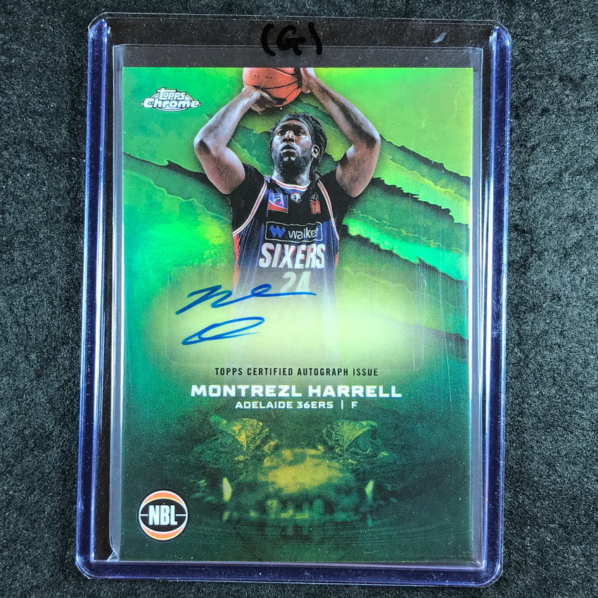 2024-25 Topps Chrome NBL MONTREZL HARRELL NBL Auto Refractor #MH (G)