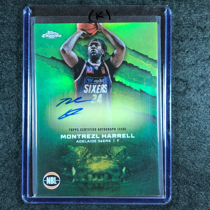 2024-25 Topps Chrome NBL MONTREZL HARRELL NBL Auto Refractor #MH (K)
