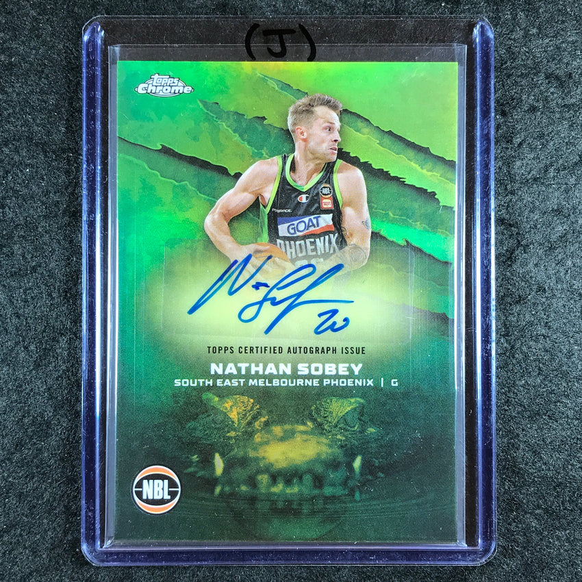 2024-25 Topps Chrome NBL NATHAN SOBEY NBL Auto Refractor #NS (J)
