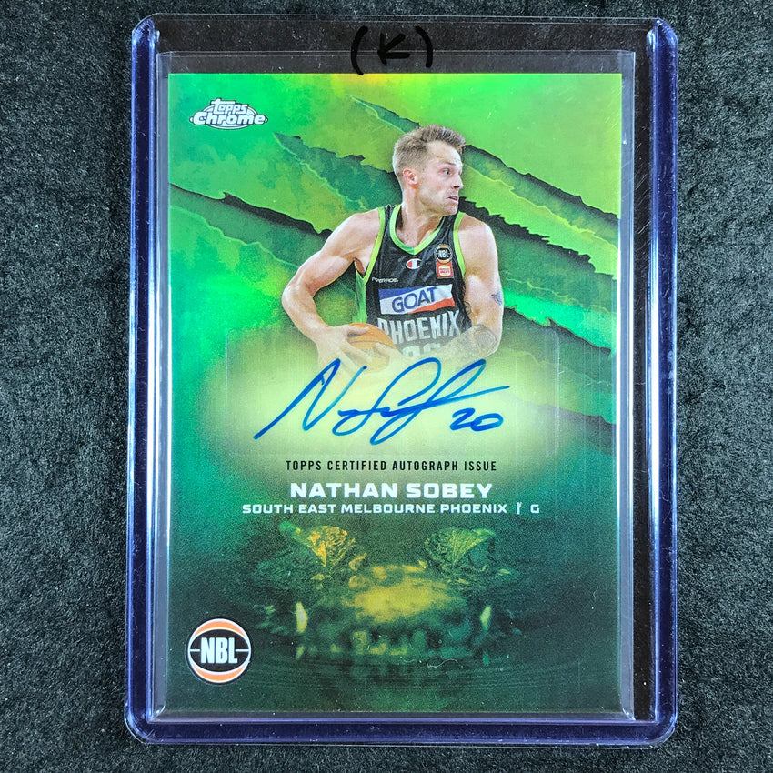 2024-25 Topps Chrome NBL NATHAN SOBEY NBL Auto Refractor #NS (K)