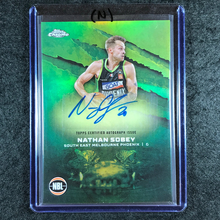 2024-25 Topps Chrome NBL NATHAN SOBEY NBL Auto Refractor #NS (N)