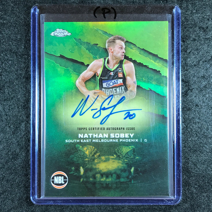 2024-25 Topps Chrome NBL NATHAN SOBEY NBL Auto Refractor #NS (P)