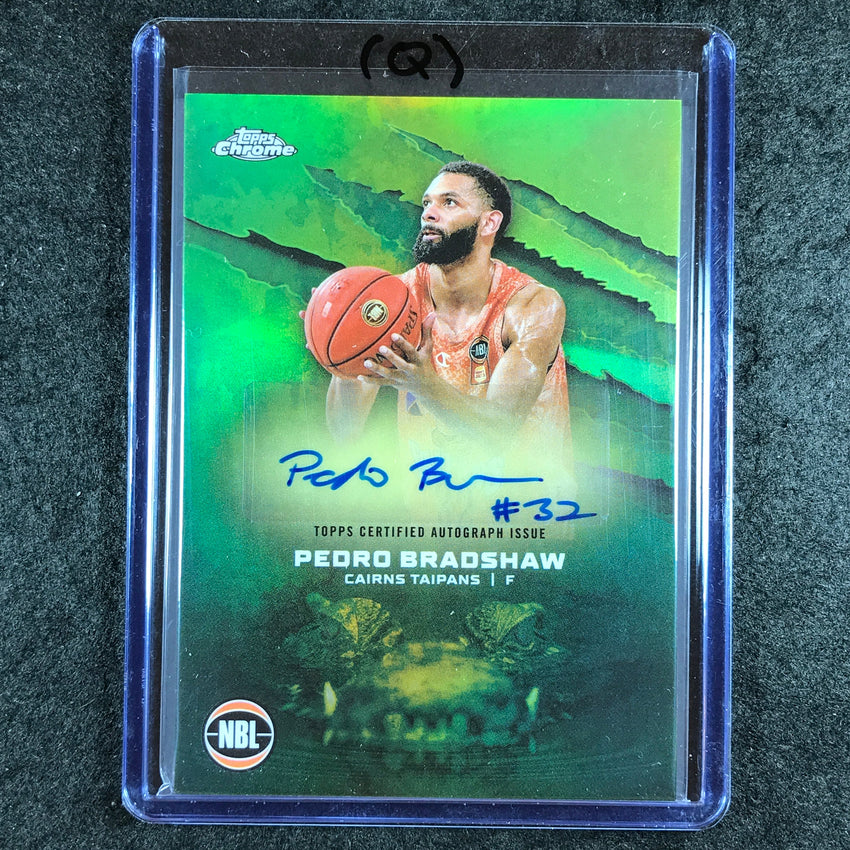 2024-25 Topps Chrome NBL PEDRO BRADSHAW NBL Auto Refractor #PB (Q)
