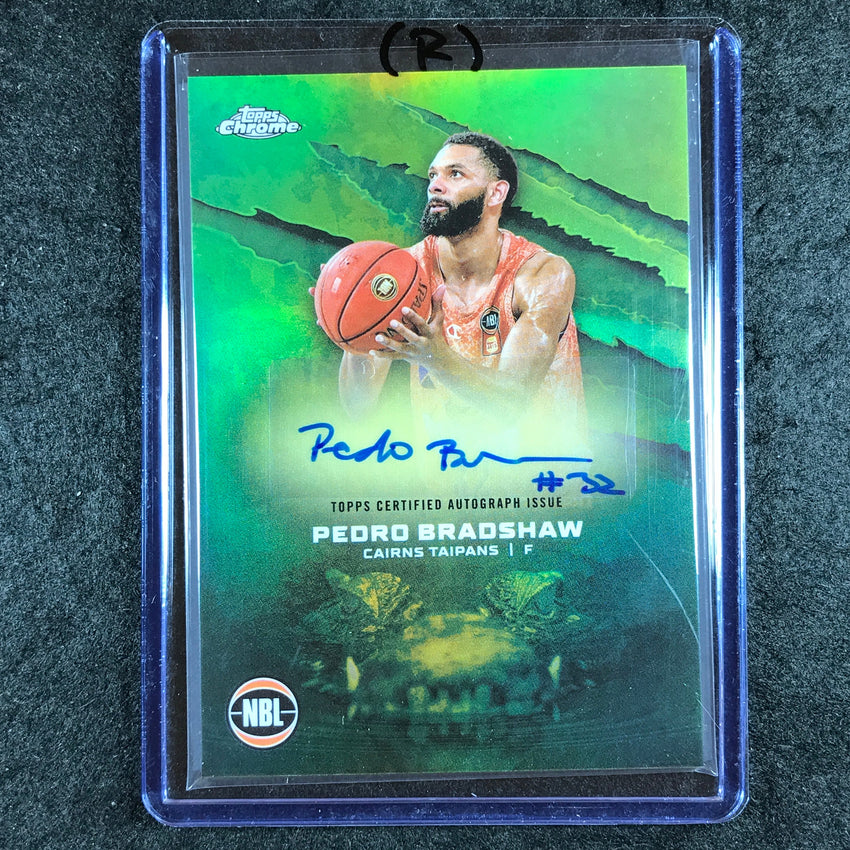 2024-25 Topps Chrome NBL PEDRO BRADSHAW NBL Auto Refractor #PB (R)