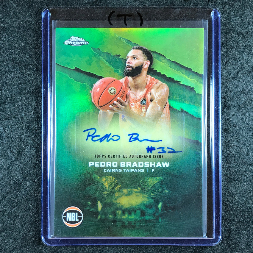 2024-25 Topps Chrome NBL PEDRO BRADSHAW NBL Auto Refractor #PB (T)