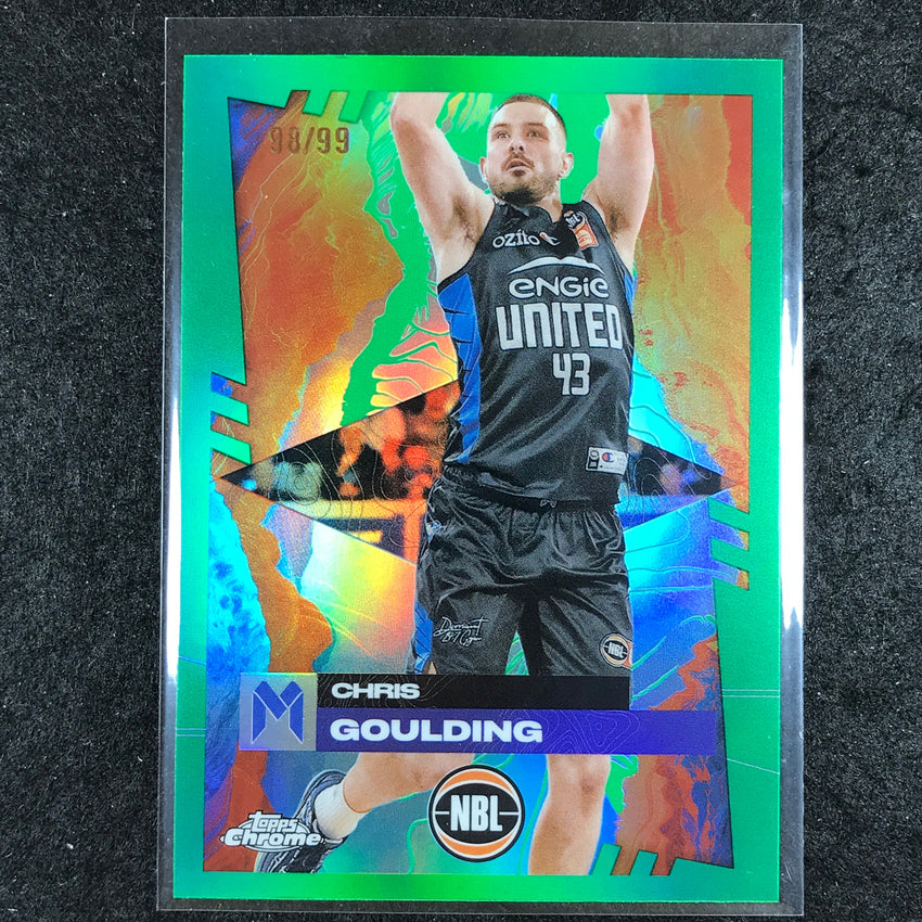 2024-25 Topps Chrome NBL CHRIS GOULDING Base Green 98/99 #41