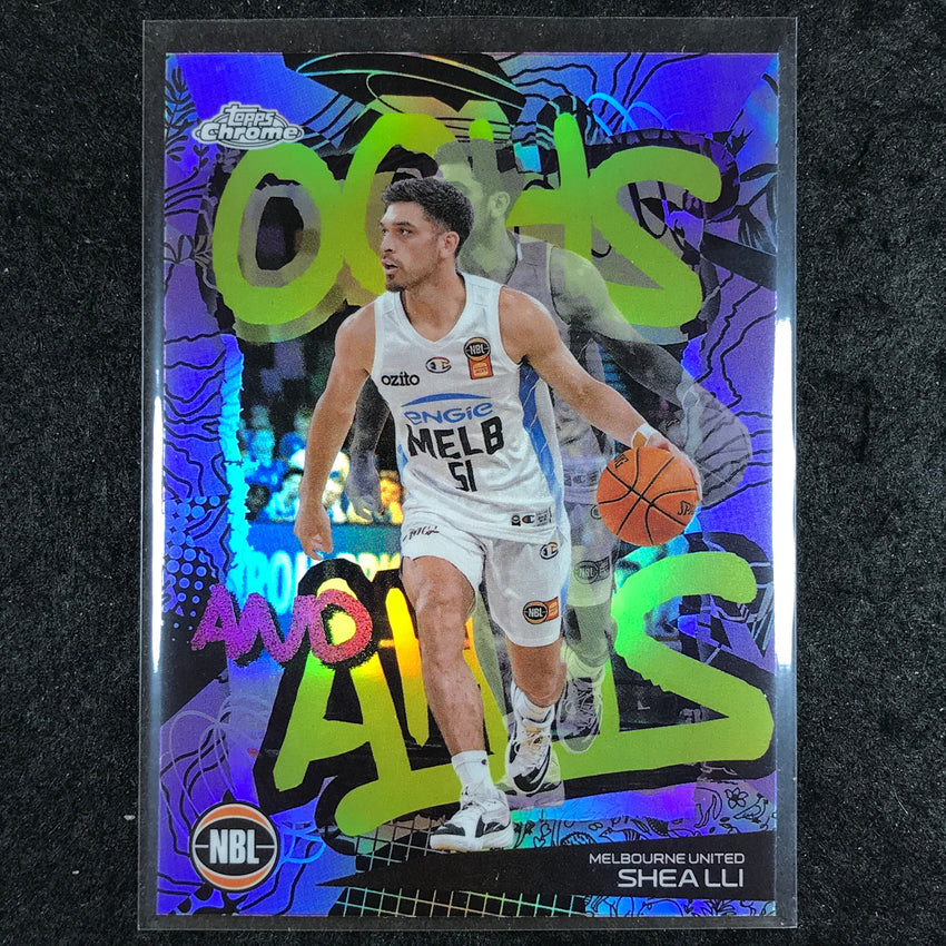 2024-25 Topps Chrome NBL SHEA ILI Oohs and Ahhs Refractor #9