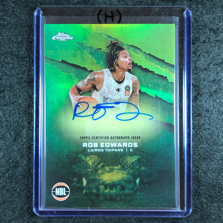 2024-25 Topps Chrome NBL ROB EDWARDS NBL Auto Refractor #RE (H)