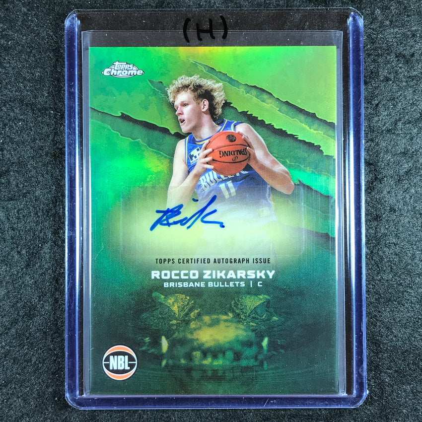 2024-25 Topps Chrome NBL ROCCO ZIKARSKY NBL Auto Refractor #RZ (H)