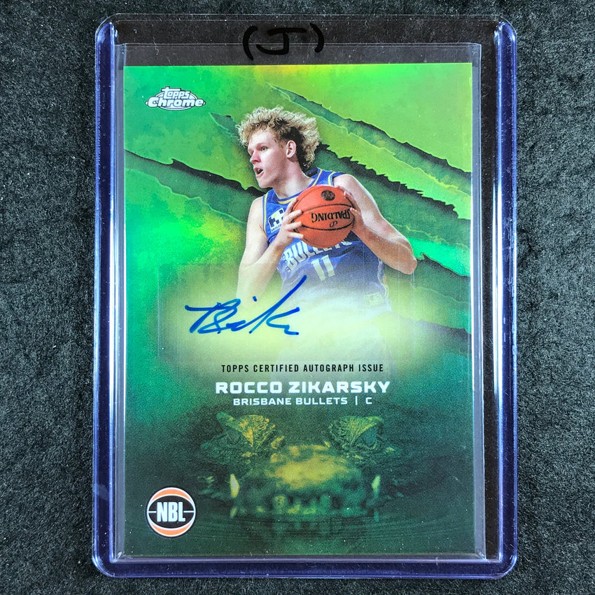 2024-25 Topps Chrome NBL ROCCO ZIKARSKY NBL Auto Refractor #RZ (J)