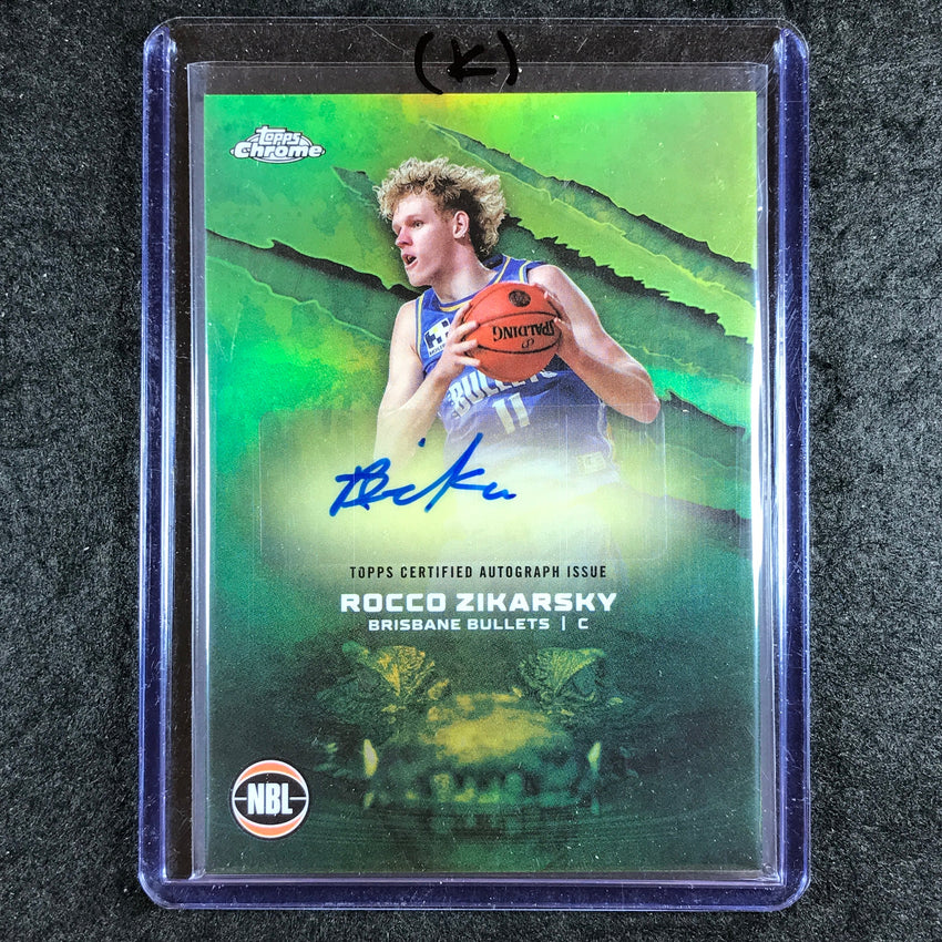 2024-25 Topps Chrome NBL ROCCO ZIKARSKY NBL Auto Refractor #RZ (K)