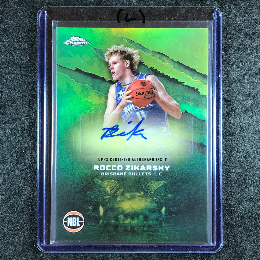 2024-25 Topps Chrome NBL ROCCO ZIKARSKY NBL Auto Refractor #RZ (L)