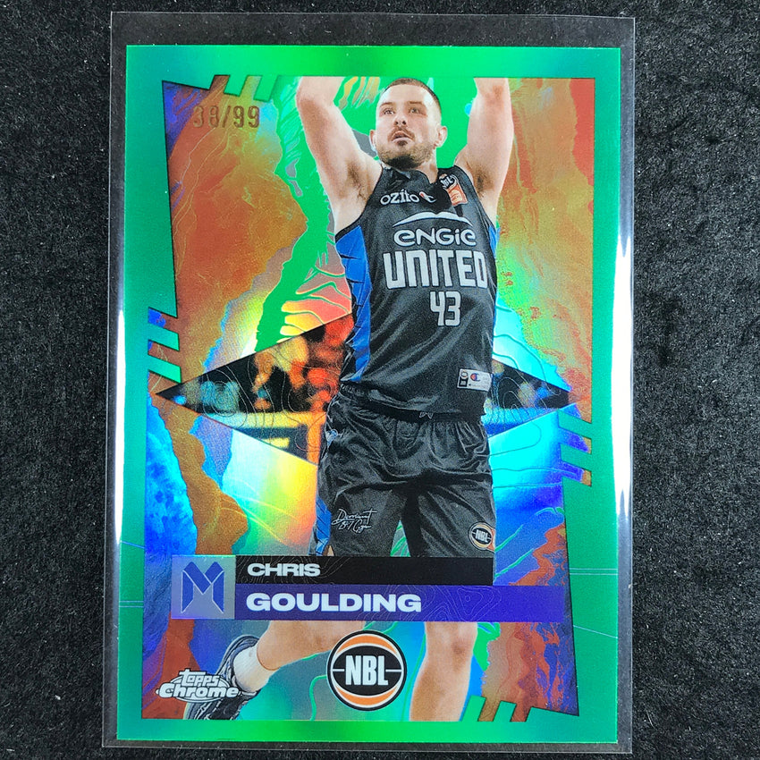 2024-25 Topps Chrome NBL CHRIS GOULDING Base Green 38/99 #41