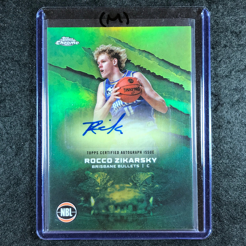2024-25 Topps Chrome NBL ROCCO ZIKARSKY NBL Auto Refractor #RZ (M)