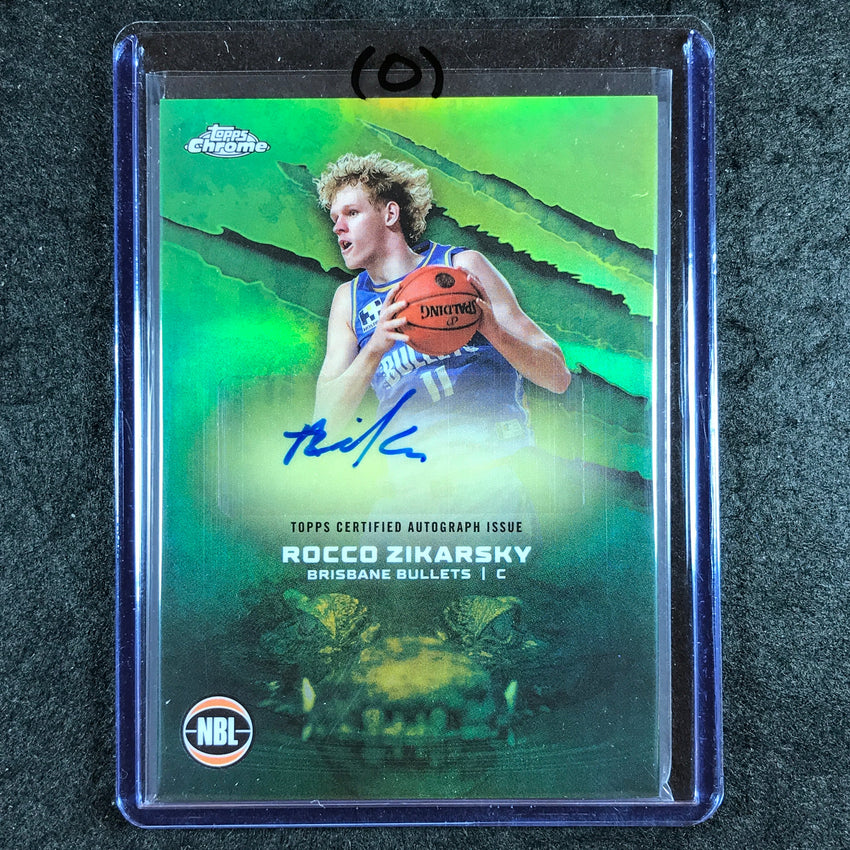 2024-25 Topps Chrome NBL ROCCO ZIKARSKY NBL Auto Refractor #RZ (O)