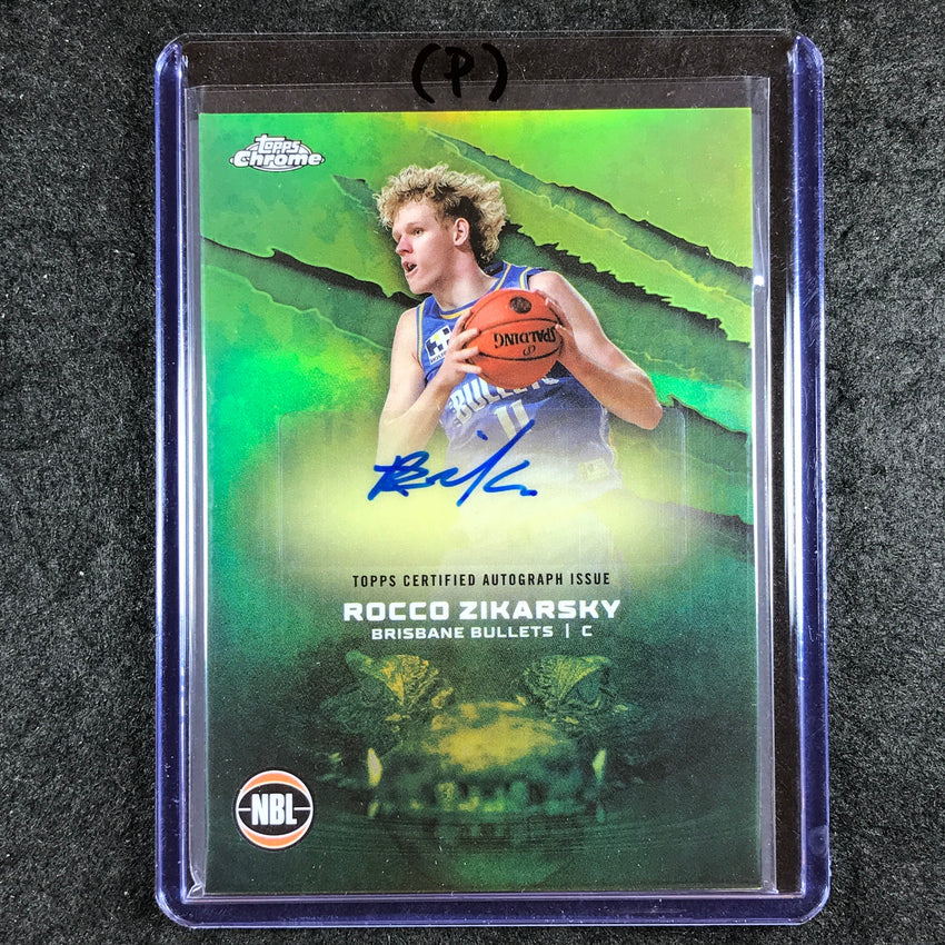 2024-25 Topps Chrome NBL ROCCO ZIKARSKY NBL Auto Refractor #RZ (P)