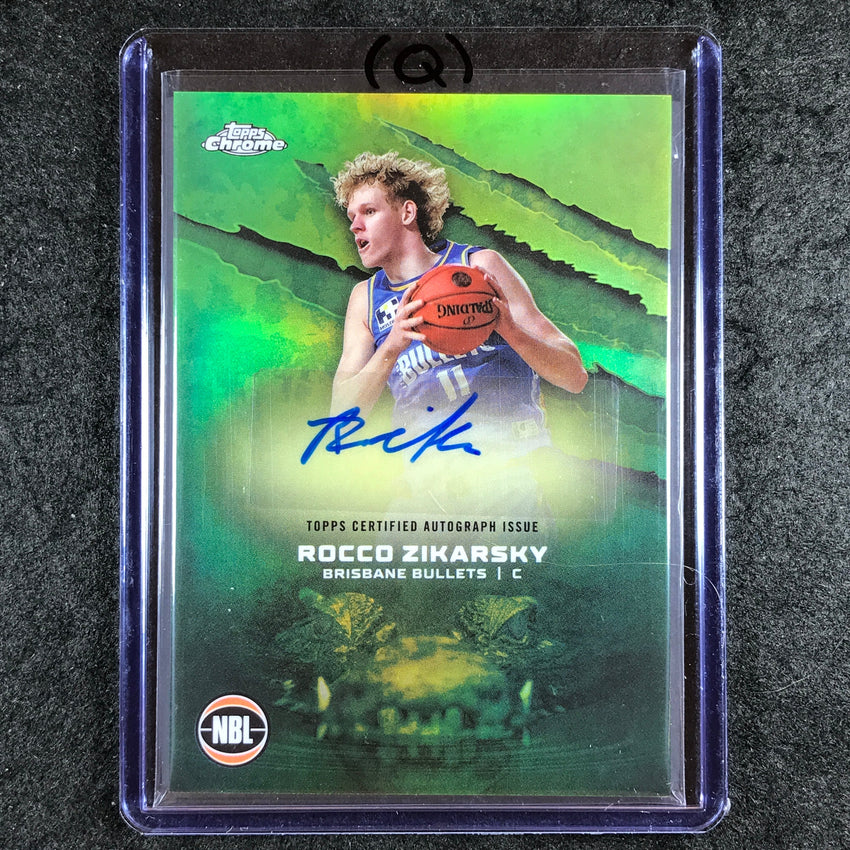 2024-25 Topps Chrome NBL ROCCO ZIKARSKY NBL Auto Refractor #RZ (Q)